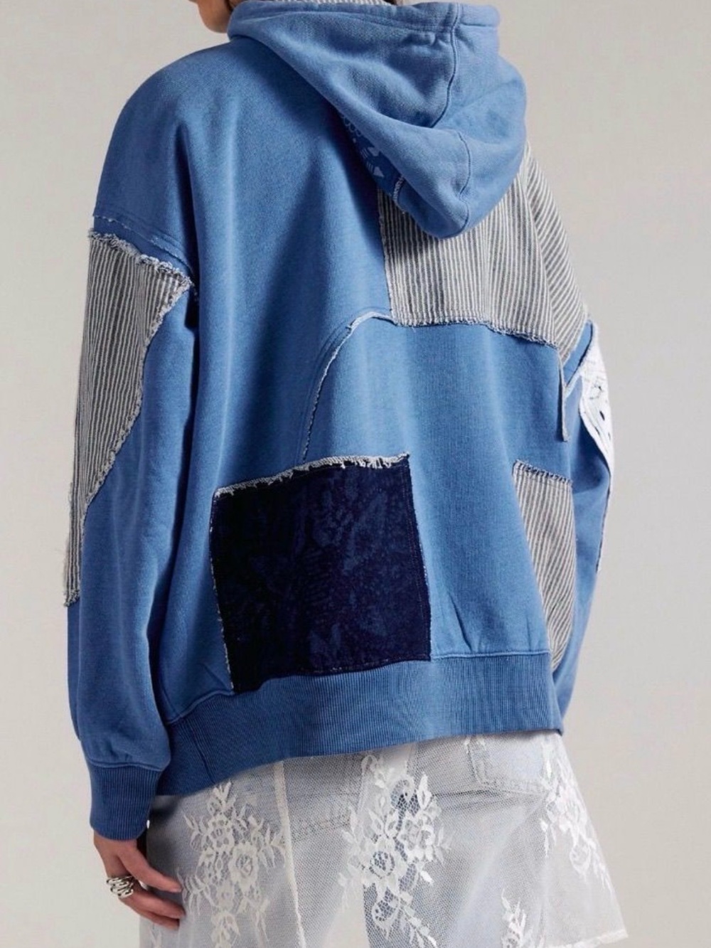 NWT We the Free Tattered Romance Hoodie XS - Picture 2 of 3